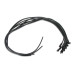 PartzBiz CM: 4041K-Spark Plug Wire Set- 8mm - Black Wire with Black 90 Deg Boots