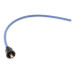 PartzBiz CM: 4041B-Spark Plug Wire Set- 8mm - Blue Wire with Blue 90 Deg Boots