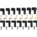 PartzBiz CM: 4041-Spark Plug Wire Set - 8mm - Yellow with Orange 90 Deg Boots PartzBiz CM: 4041-Spark Plug Wire Set - 8mm - Yellow with Orange 90 Deg Boots