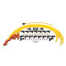 PartzBiz CM: 4040-Spark Plug Wire Set - 8mm - Yellow with Orange Straight Boots PartzBiz CM: 4040-Spark Plug Wire Set - 8mm - Yellow with Orange Straight Boots