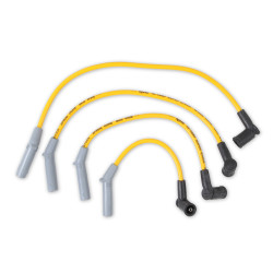 PartzBiz CM 5153 - Spark Plug Wire Set - Super Stock Spiral 8mm - 77-80 Ford Fiesta - Yellow PartzBiz CM 5153 - Spark Plug Wire Set - Super Stock Spiral 8mm - 77-80 Ford Fiesta - Yellow