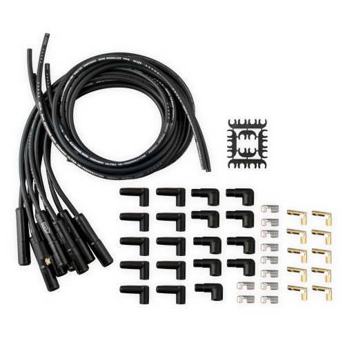 PartzBiz CM: 9000CK-Spark Plug Wire Set - Universal - 180 Deg Black Ceramic Boots PartzBiz CM: 9000CK-Spark Plug Wire Set - Universal - 180 Deg Black Ceramic Boots