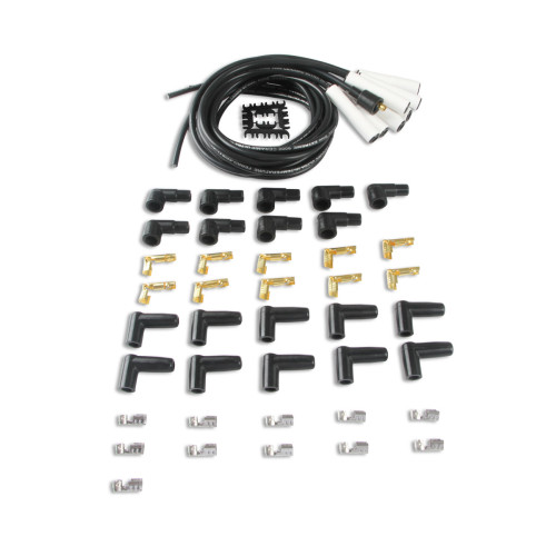 PartzBiz CM: 9000C-Spark Plug Wire Set - Universal - 180 Deg White Ceramic Boots PartzBiz CM: 9000C-Spark Plug Wire Set - Universal - 180 Deg White Ceramic Boots