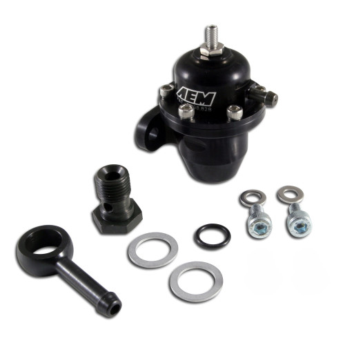 PartzBiz CM: 25-303BK-
AEM Adjustable Fuel Pressure Regulator

