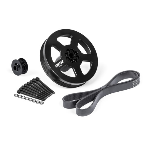 PartzBiz CM: MS100184-APR 3.0 TFSI Supercharger Drive และ Crank Pulley พร้อมเข็มขัด (กดเปิด)