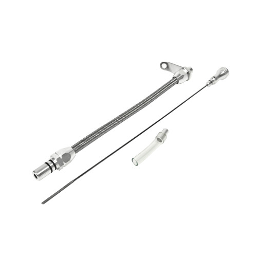 PartzBiz CM: 22166-B&M Automatic Transmission Dipstick & Tube - Billet Aluminum/Stainless Steel Braided PartzBiz CM: 22166-B&M Automatic Transmission Dipstick & Tube - Billet Aluminum/Stainless Steel Braided