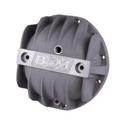 PartzBiz CM 70500 - ฝาครอบเฟืองท้ายอะลูมิเนียม B&M Hi-Tek สำหรับ GM 8.875 นิ้ว 12-bolt Car
