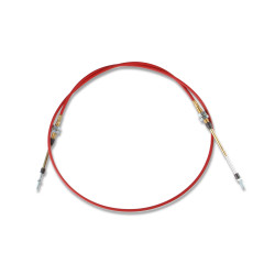 PartzBiz CM 80506 - B&M Performance Shifter Cable - 6-Foot Length Double Threaded Ends - Red