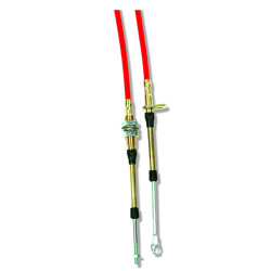 PartzBiz CM 80832 - B&M Super Duty Race Shifter Cable - 4-Foot Length - Red