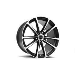 PartzBiz CM CS10-295530-BM - Carroll Shelby Wheels CS10 - 20 x 9.5 in. - 5 x 114.3 - 37mm Offset - Black Machined