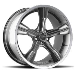 PartzBiz CM CS11-211555-CP - Carroll Shelby Wheels CS11 - 20 x 11 in. - 5 x 114.3 - 50mm Offset - Chrome Powder