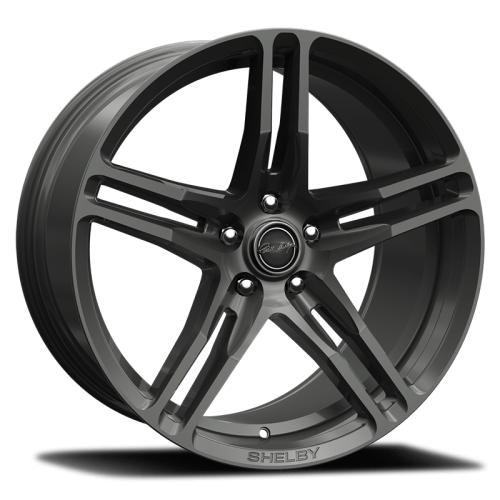 PartzBiz CM: CS14-215455-G-Carroll Shelby Wheels CS14 - 20 x 11 - 5 x 114.3 - 50mm Offset - Gunmetal