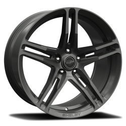 PartzBiz CM CS14-295430-G - Carroll Shelby Wheels CS14 - 20 x 9.5 - 5 x 114.3 - 40mm Offset - Gunmetal