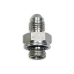 PartzBiz CM 090232DS - Detroit Speed 1/4 in. Male JIC x 8mm Tube/M12x1.0 Port - Steel Hydraulic Fitting - Machined