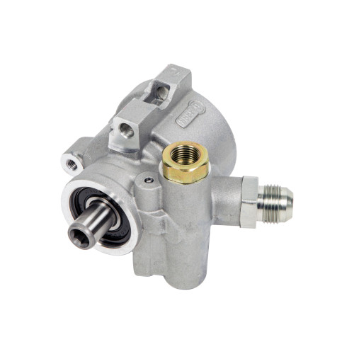 PartzBiz CM: 090304DS-Detroit Speed Aluminum Power Steering Pump Without Reservoir - Stock Outlet Fitting