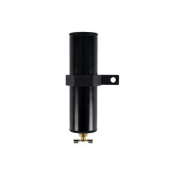 PartzBiz CM 060110DS - Detroit Speed Billet Aluminum PCV Catch Can - Black