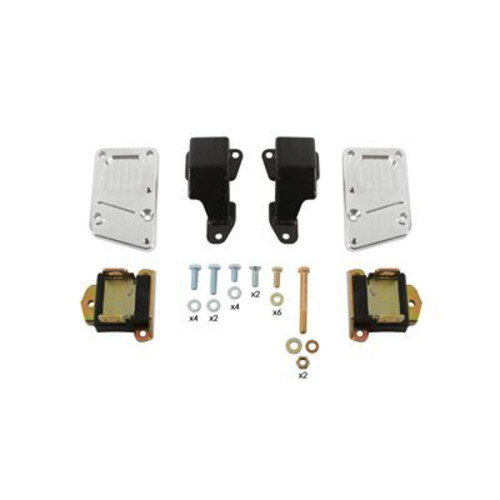 PartzBiz CM: 060416DS-Detroit Speed Engine Mount Kit - w/ DSE Front Frame - LS Engine
