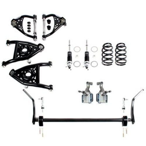 PartzBiz CM: 031347-SDS-Detroit Speed - Front Speed Kit 2 - Single Adjustable Shocks - Splined Sway Bar - SBC/LS PartzBiz CM: 031347-SDS-Detroit Speed - Front Speed Kit 2 - Single Adjustable Shocks - Splined Sway Bar - SBC/LS