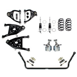 PartzBiz CM 031318-SDS - Detroit Speed ​​- Front Speed ​​Kit 2 - โช๊คเดี่ยวแบบปรับได้ - Tubular Sway Bar - SBC/LS