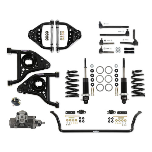 PartzBiz CM: 031361-SDS-Detroit Speed - Front Speed Kit 3 - Single-Adjustable Shocks - BBC