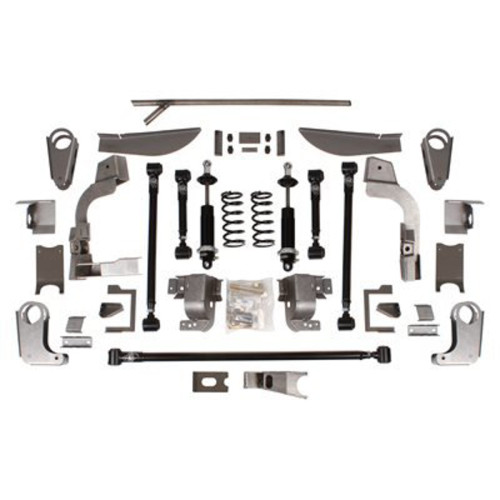 PartzBiz CM: 041714DS-ชุดกันสะเทือนด้านหลัง Detroit Speed ​​​​QuadraLink - แรงกระแทกฐาน