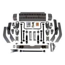 PartzBiz CM 041707-RDS - ชุดกันสะเทือนหลัง Detroit Speed ​​QuadraLink - โช้ครีโมทแบบปรับได้คู่