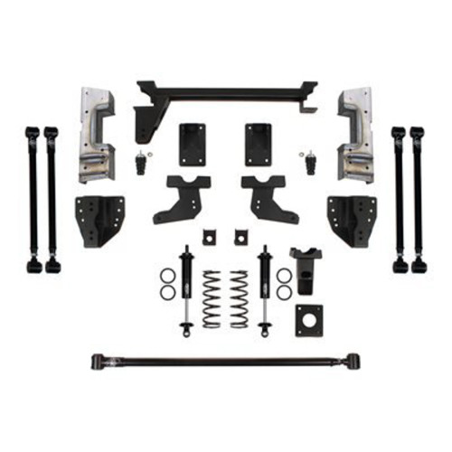 PartzBiz CM: 041750DS-Detroit Speed QuadraLink Rear Suspension Kit - Non-Adjustable Shocks - Bolt-In Axle Brackets