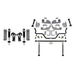 PartzBiz CM 041724-DDS - ชุดกันสะเทือนหลัง Detroit Speed QuadraLink - ไม่มีขายึดเพลา - โช้คอัพคู่แบบปรับได้ PartzBiz CM 041724-DDS - ชุดกันสะเทือนหลัง Detroit Speed QuadraLink - ไม่มีขายึดเพลา - โช้คอัพคู่แบบปรับได้