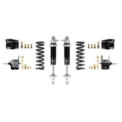 PartzBiz CM 042405-DDS - Detroit Speed Rear Coilover Conversion Kit - Double Adjustable Shocks - Stock Axle