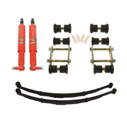 PartzBiz CM 041601DS - Detroit Speed ​​- ชุดความเร็วด้านหลัง 1 - 2 นิ้ว Drop - Multi-Leaf