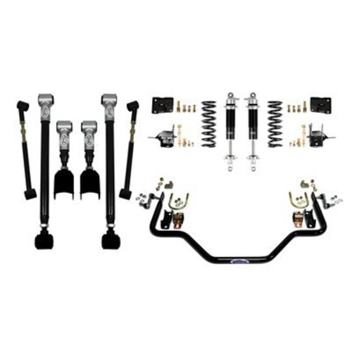 PartzBiz CM: 041613-DDS-Detroit Speed - ชุดความเร็วด้านหลัง 3 - โช้คอัพแบบปรับได้คู่ - เพลาสต็อก PartzBiz CM: 041613-DDS-Detroit Speed - ชุดความเร็วด้านหลัง 3 - โช้คอัพแบบปรับได้คู่ - เพลาสต็อก