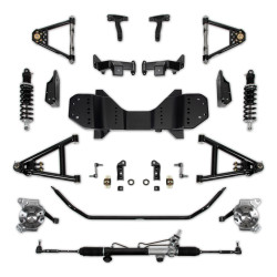 PartzBiz CM 032082DS - Detroit Speed SpeedMAX Front Suspension System - Non-Adjustable Shocks - SBC Brackets PartzBiz CM 032082DS - Detroit Speed SpeedMAX Front Suspension System - Non-Adjustable Shocks - SBC Brackets
