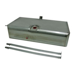 PartzBiz CM 080107DS - Detroit Speed Stainless Steel Narrowed Fuel Tank - Carbureted Engine
