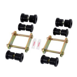 PartzBiz CM 041501DS - Detroit Speed Urethane Leaf Spring Heavy Duty Shackle Kit PartzBiz CM 041501DS - Detroit Speed Urethane Leaf Spring Heavy Duty Shackle Kit