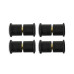 PartzBiz CM: 041511DS-Detroit Speed Urethane Leaf Spring Heavy Duty Shackle Kit