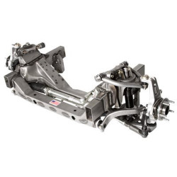 PartzBiz CM 032047-DDS - โมดูลกันสะเทือนหน้า Detroit Speed ​​​​X-Gen 535 - ส่วนประกอบเคลือบผง - โช้คอัพแบบปรับได้คู่