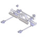 PartzBiz CM: 041725DS-Detroit Speed X-Gen Universal QuadraLink Rear Suspension Kit - Staggered PartzBiz CM: 041725DS-Detroit Speed X-Gen Universal QuadraLink Rear Suspension Kit - Staggered