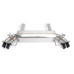 PartzBiz CM: D660-0072-Dinan Free Flow Axle-Back Exhaust - 2016-2019 BMW 750i
