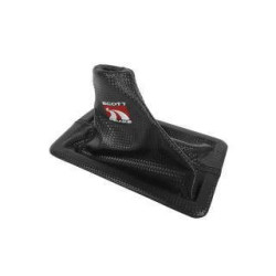 PartzBiz CM 5R3Z-7277-CFSD - Drake Muscle Cars 2005-09 Mustang CF Style Shift Boot พร้อมโลโก้ SD PartzBiz CM 5R3Z-7277-CFSD - Drake Muscle Cars 2005-09 Mustang CF Style Shift Boot พร้อมโลโก้ SD