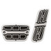 PartzBiz CM: CA-180005-A-Drake Muscle Cars 2010-14 Camaro Pedal Covers-Automatic