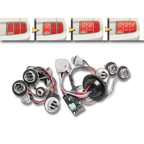 PartzBiz CM: 5R3Z-STL-Drake Muscle Cars Sequential Tail Light Kit Programmable