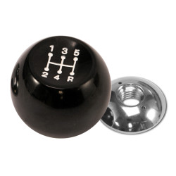 PartzBiz CM E5ZZ-7213-T5 - Drake Muscle Cars Shift Knob Classic 5-Speed Black