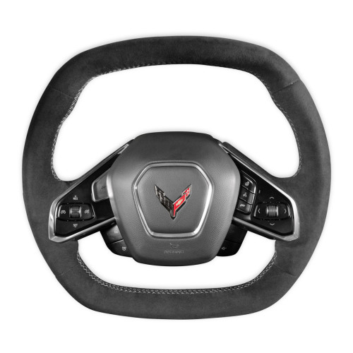 PartzBiz CM: CV950-24-Drake Muscle Cars Steering Wheel - Alcantara Wrapped PartzBiz CM: CV950-24-Drake Muscle Cars Steering Wheel - Alcantara Wrapped