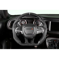 PartzBiz CM CH950-17 - Drake Muscle Cars Steering Wheel - Carbon Fiber with Leather Grips PartzBiz CM CH950-17 - Drake Muscle Cars Steering Wheel - Carbon Fiber with Leather Grips