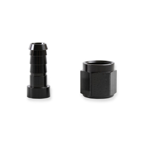 PartzBiz CM: AT700108ERL-Earl's Auto-Crimp Hose End - Straight - Size -8 - Black