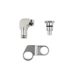 PartzBiz CM PS0001ERL - Earl's Remote Reservoir Adapter Kit for Saginaw Type II Power Steering Pumps with 5/8
