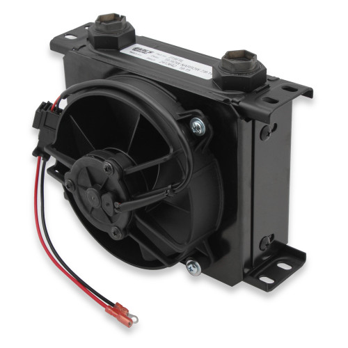 PartzBiz CM: FP219ERL-Earl's UltraPro Oil Cooler พร้อมชุดพัดลม - สีดำ - 19 แถว - ตัวทำความเย็นแบบแคบ - พอร์ตตัวเมีย O-Ring Boss 10 อัน PartzBiz CM: FP219ERL-Earl's UltraPro Oil Cooler พร้อมชุดพัดลม - สีดำ - 19 แถว - ตัวทำความเย็นแบบแคบ - พอร์ตตัวเมีย O-Ring Boss 10 อัน