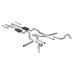 PartzBiz CM: 817938-Flowmaster American Thunder Crossmember-Back Exhaust System PartzBiz CM: 817938-Flowmaster American Thunder Crossmember-Back Exhaust System
