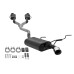PartzBiz CM: 817628-Flowmaster Force II Cat-Back Exhaust System PartzBiz CM: 817628-Flowmaster Force II Cat-Back Exhaust System