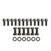 PartzBiz CM: 13100FLT-Flowtech Long Tube Header - Black Paint